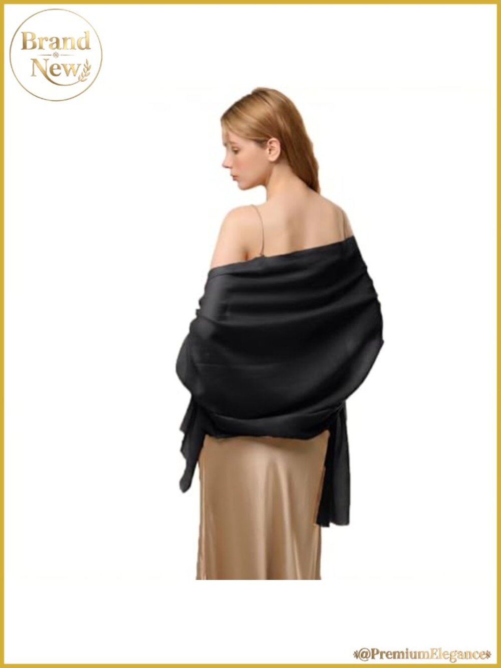 100% Cashmere Shawl Wrap Women 75x30 Lightweight Sheer Scarf